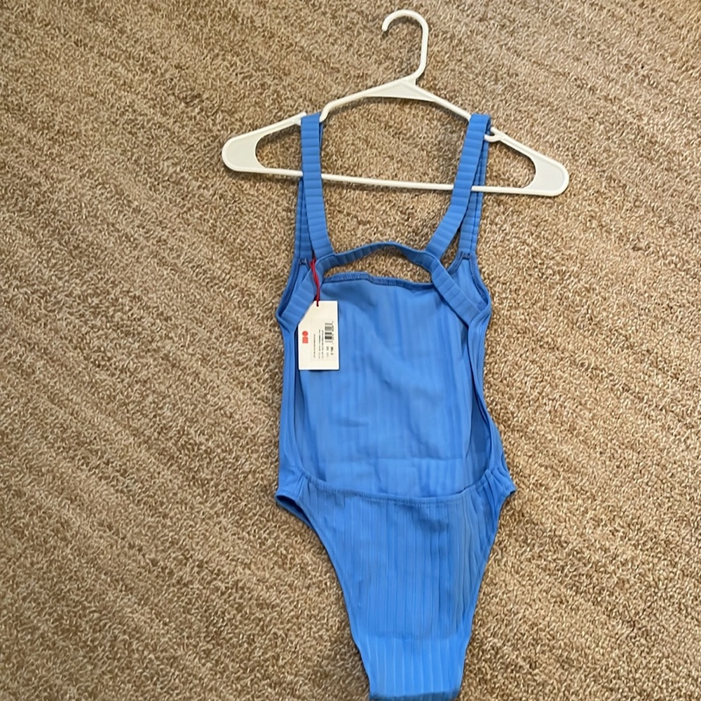 NWT** - Solid and Striped The TONI French Blue swimsuit. **DAMAGED**. See photos - Picture 2 of 12